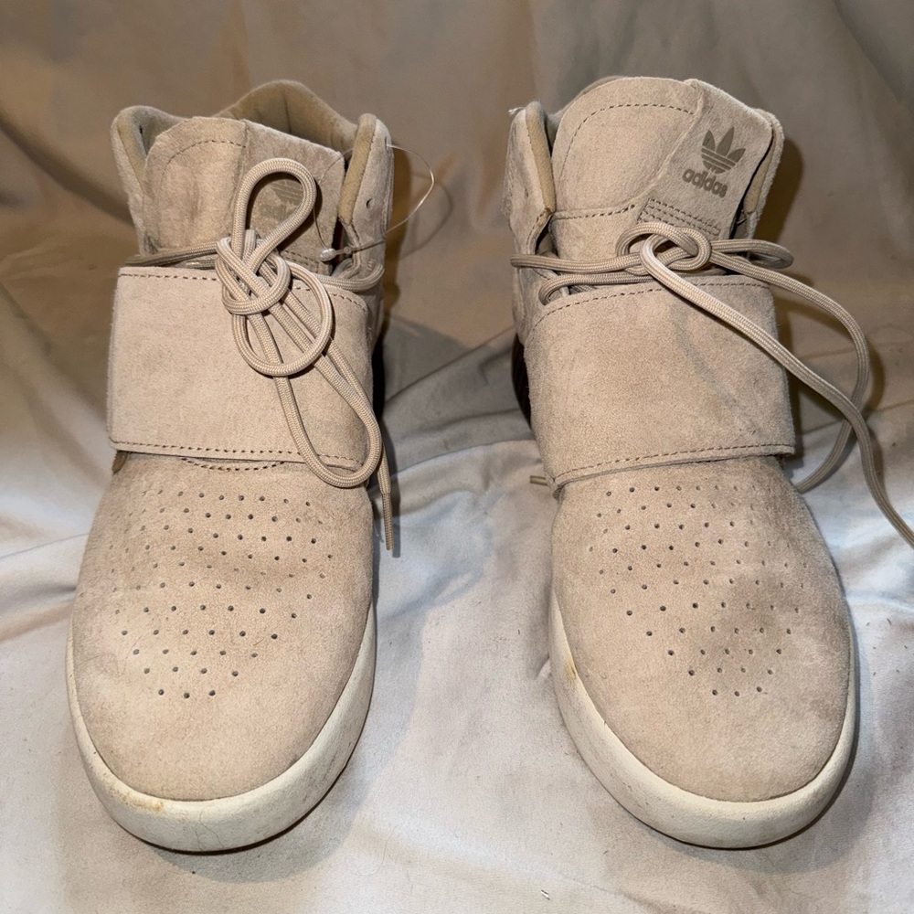 Adidas Suede Beige High-Tops